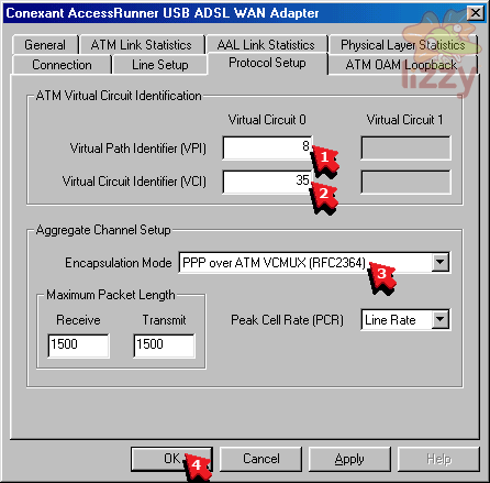 AccessRunner Protocol Setup window. 